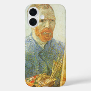 Vincent van Gogh - Zelfportret voor Ezel iPhone 16 Hoesje