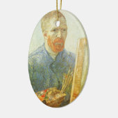 Vincent van Gogh - Zelfportret voor Ezel Keramisch Ornament (Links)