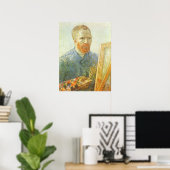 Vincent van Gogh - Zelfportret voor Ezel Poster (Thuiskantoor)