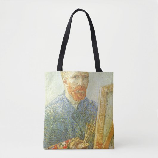 Vincent van Gogh - Zelfportret voor Ezel Tote Bag (Voorkant)