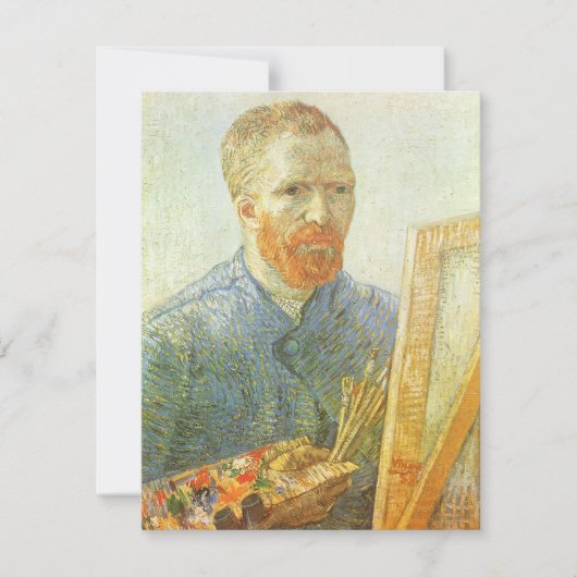 Vincent van Gogh - Zelfportret voor het ezel (Voorkant)