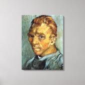 VINCENT VAN GOGH - Zelfportret zonder baard Canvas Afdruk (Voorkant)
