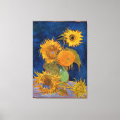 Vincent van Gogh Zes Zonnebloemen Verpakt Canvas (Voorkant)