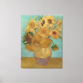 Vincent Van Gogh - Zonbloemen Canvas Afdruk (Voorkant)