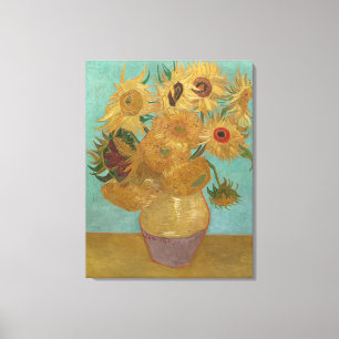 Vincent Van Gogh - Zonbloemen Canvas Afdruk