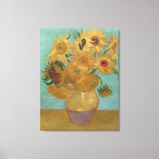 Vincent Van Gogh - Zonbloemen Canvas Afdruk