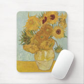 Vincent Van Gogh - Zonbloemen Muismat (Met muis)