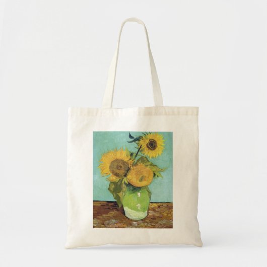 Vincent Van Gogh - Zonbloemen Tote Bag (Voorkant)