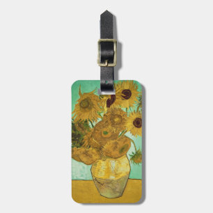 Vincent van Gogh   Zonnebloemen 1888 Bagagelabel