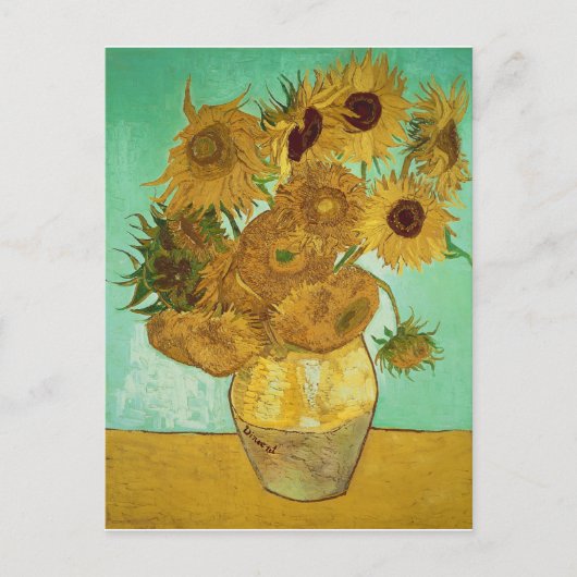 Vincent van Gogh | Zonnebloemen 1888 Briefkaart (Voorkant)