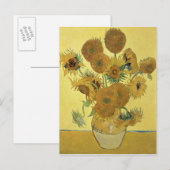 Vincent van Gogh | Zonnebloemen 1888 Briefkaart (Voorkant / Achterkant)