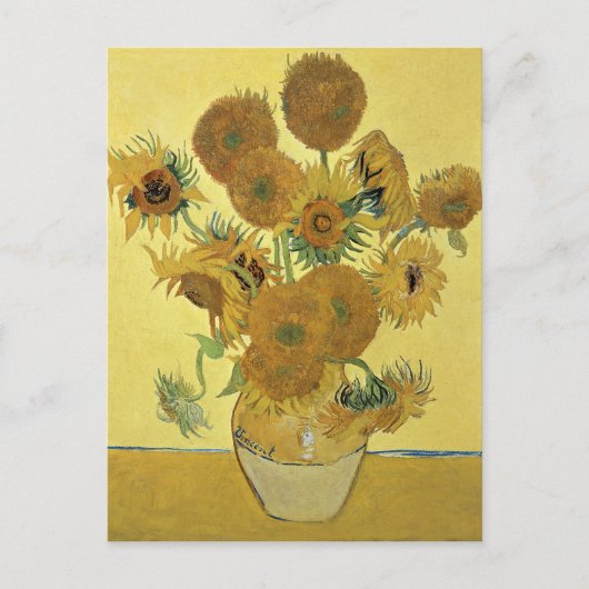Vincent van Gogh | Zonnebloemen 1888 Briefkaart (Voorkant)