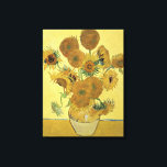 Vincent van Gogh | Zonnebloemen 1888 Canvas Afdruk<br><div class="desc">Zonnebloemen 1888 | door Vincent van Gogh | Art Location: National Gallery,  London,  UK | Nederlandse kunstenaar | Collectie Afbeelding nummer: BAL970</div>