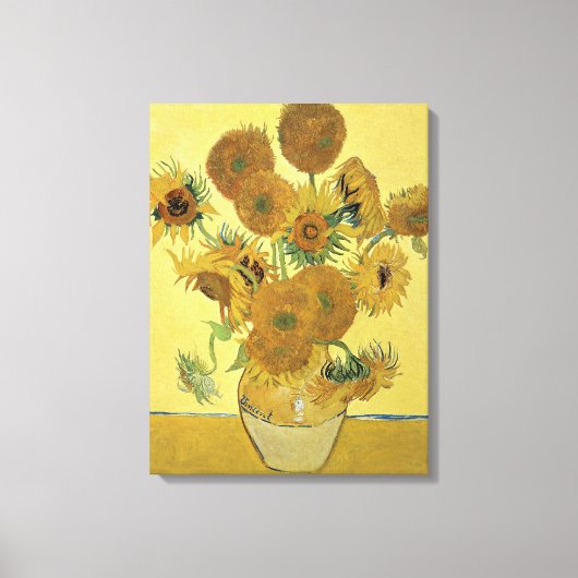 Vincent van Gogh | Zonnebloemen 1888 Canvas Afdruk (Voorkant)