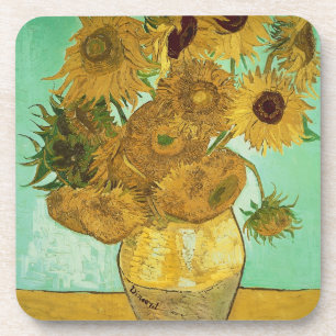 Vincent van Gogh   Zonnebloemen 1888 Drankjes Onderzetter