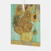 Vincent van Gogh | Zonnebloemen 1888 Glas Ornament (Voorkant links)