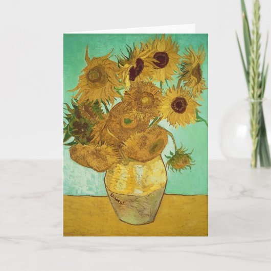 Vincent van Gogh | Zonnebloemen 1888 Kaart (Voorkant)