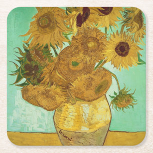 Vincent van Gogh   Zonnebloemen 1888 Kartonnen Onderzetters