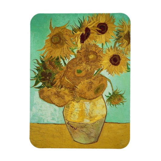 Vincent van Gogh | Zonnebloemen 1888 Magneet (Verticaal)