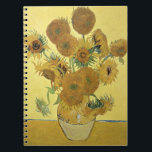 Vincent van Gogh | Zonnebloemen 1888 Notitieboek<br><div class="desc">Collectie afbeelding nummer:  BAL970 Sunflower,  1888 (olie op doek). Gogh,  Vincent van (1853-90) olie op doek. National Gallery,  London,  UK.  1888</div>