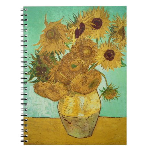 Vincent van Gogh | Zonnebloemen 1888 Notitieboek (Voorkant)