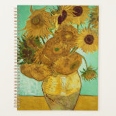 Vincent van Gogh | Zonnebloemen 1888 Planner (Voorkant)