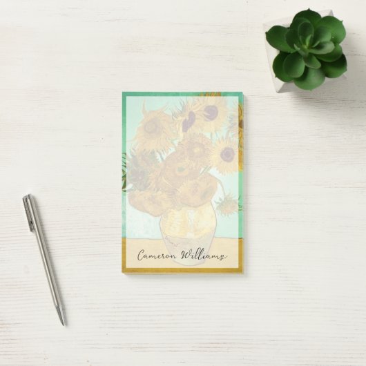 Vincent van Gogh | Zonnebloemen 1888 Post-it® Notes (Kantoor)