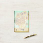 Vincent van Gogh | Zonnebloemen 1888 Post-it® Notes (Op bureau)