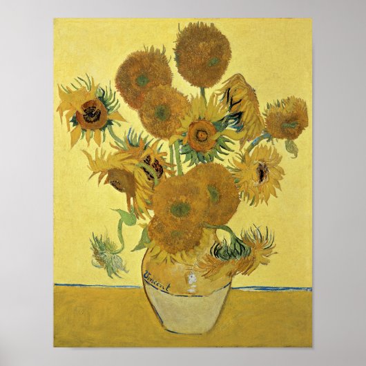 Vincent van Gogh | Zonnebloemen 1888 Poster (Voorkant)