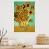 Vincent van Gogh | Zonnebloemen 1888 Poster (Keuken)