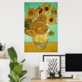 Vincent van Gogh | Zonnebloemen 1888 Poster (Thuiskantoor)
