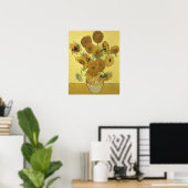 Vincent van Gogh | Zonnebloemen 1888 Poster (Thuiskantoor)