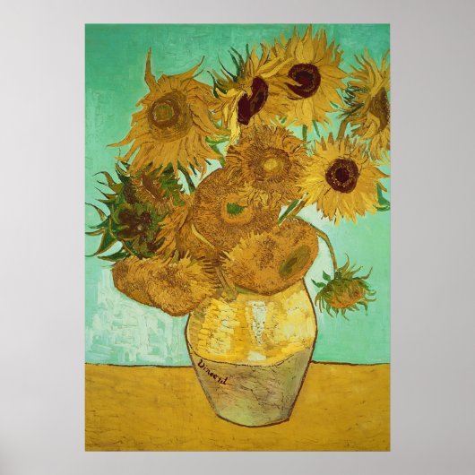 Vincent van Gogh | Zonnebloemen 1888 Poster (Voorkant)