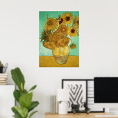Vincent van Gogh | Zonnebloemen 1888 Poster (Thuiskantoor)