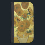 Vincent van Gogh | Zonnebloemen 1888 Galaxy S4 Portefeuille Hoesje<br><div class="desc">Collectie afbeelding nummer:  BAL970 Sunflower,  1888 (olie op doek). Gogh,  Vincent van (1853-90) olie op doek. National Gallery,  London,  UK.  1888</div>