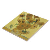 Vincent van Gogh | Zonnebloemen 1888 Tegeltje (Zijkant)