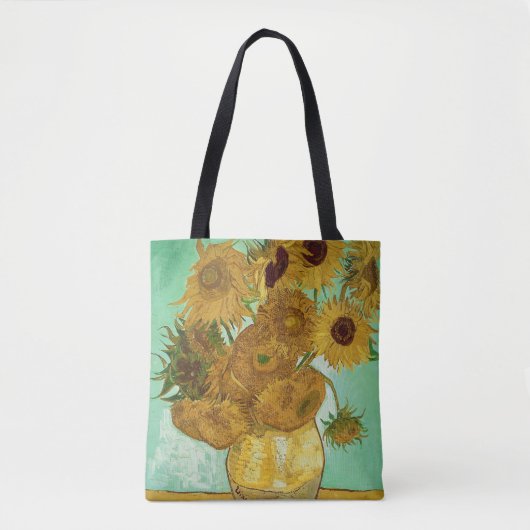Vincent van Gogh | Zonnebloemen 1888 Tote Bag (Voorkant)