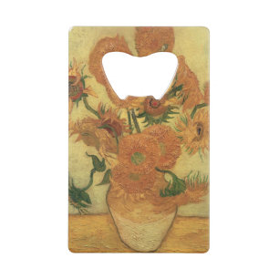Vincent van Gogh Zonnebloemen 1889 Creditkaart Flessenopener