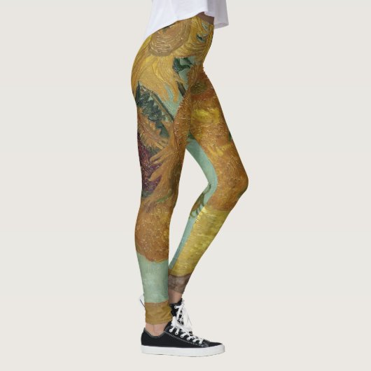 Vincent Van Gogh - Zonnebloemen, 1889 Leggings (Rechts)