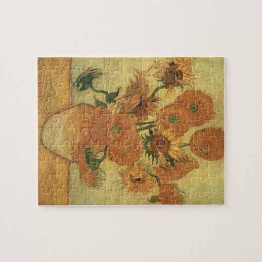 Vincent van Gogh | Zonnebloemen 1889 Legpuzzel (Horizontaal)