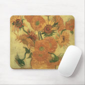 Vincent van Gogh | Zonnebloemen 1889 Muismat (Met muis)