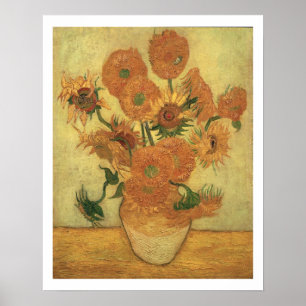 Vincent van Gogh   Zonnebloemen 1889 Poster