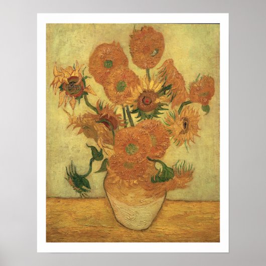 Vincent van Gogh | Zonnebloemen 1889 Poster (Voorkant)