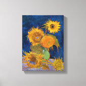 Vincent van Gogh - Zonnebloemen, 2e versie Canvas Afdruk (Voorkant)