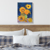 Vincent van Gogh - Zonnebloemen, 2e versie Canvas Afdruk (Insitu (Slaapkamer))