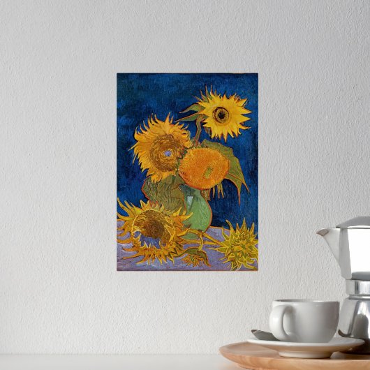 Vincent van Gogh - Zonnebloemen, 2e versie Folie Afdrukken (Insitu (Counter 2))