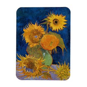 Vincent van Gogh - Zonnebloemen, 2e versie Magneet