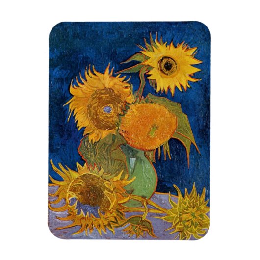 Vincent van Gogh - Zonnebloemen, 2e versie Magneet (Verticaal)