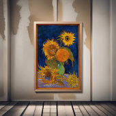 Vincent van Gogh - Zonnebloemen, 2e versie Poster