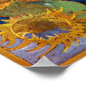 Vincent van Gogh - Zonnebloemen, 2e versie Poster (Hoek)